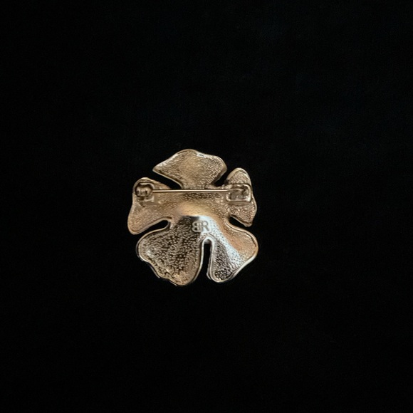 Banana Republic Elegant Floral Gold Toned Brooch - Picture 3 of 6